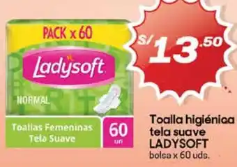 Hiperbodega Precio Uno Ladysoft toalla higiénica tela suave oferta