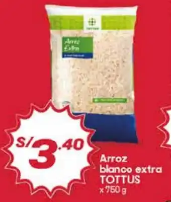 Hiperbodega Precio Uno Tottus arroz blanco extra oferta