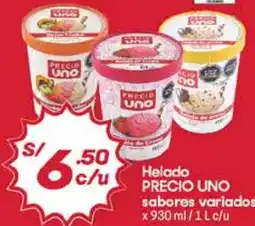 Hiperbodega Precio Uno Precio uno helado sabores variados oferta