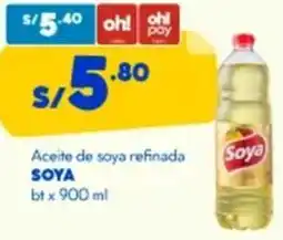 Mass Soya aceite de soya refinada oferta