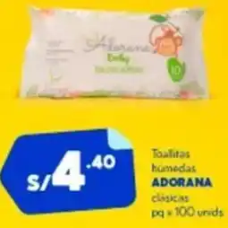 Mass Adorana toallitas húmedas clásicas oferta