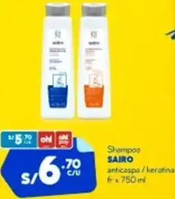 Mass Sairo shampoo anticaspa / keratina oferta