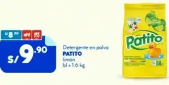 Mass Patito detergente en polvo limón oferta