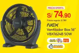 Metro Nex ventilador box 16" oferta