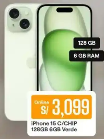 Promart iPhone 15 C/CHIP oferta