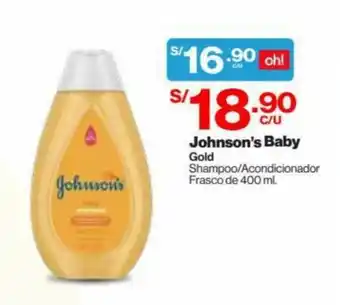 Johnson's Baby Gold Shampoo/Acondicionador 400ml
