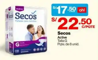InkaFarma Secos Active G 8 unid oferta