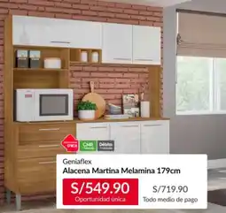 Maestro Geniaflex alacena martina melamina oferta