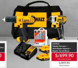 Maestro DeWalt Taladro Percutor +Atornillador Impacto oferta