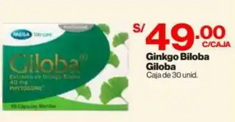 InkaFarma Ginkgo Biloba Giloba 30 unid oferta