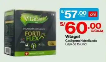 InkaFarma Vitagel Colágeno Hidrolizado 15 unid oferta