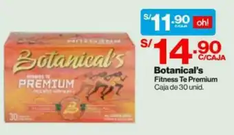 InkaFarma Botanical's Fitness Te Premium 30 unid oferta