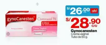 InkaFarma Gynocanesten Crema Vaginal 50g oferta