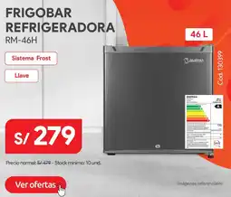 Hiraoka Frigobar refrigeradora RM-46H oferta