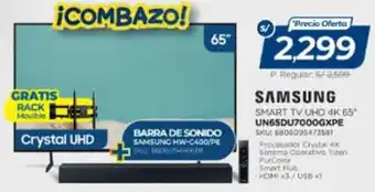 El Gallo Más Gallo Samsung smart tv uhd 4k 65" oferta