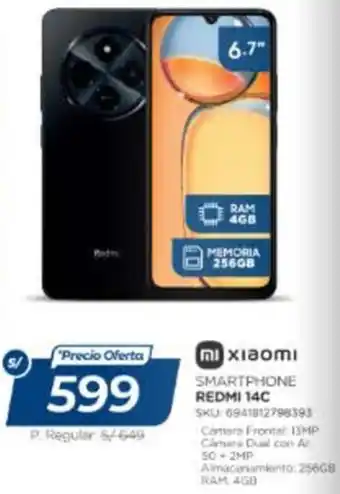 El Gallo Más Gallo Xiaomi smartphone redmi 14C oferta