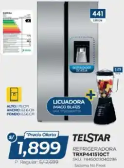 El Gallo Más Gallo Telstar refrigeradora + licuadora imaco bl4125 oferta