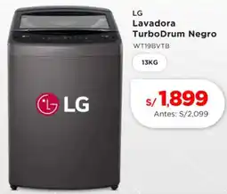 La Curacao Lg lavadora turbodrum negro oferta