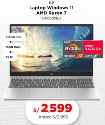 La Curacao Hp laptop windows 11 amd ryzen 7 oferta