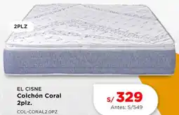 La Curacao El cisne colchón coral oferta