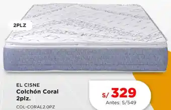 La Curacao El cisne colchón coral oferta