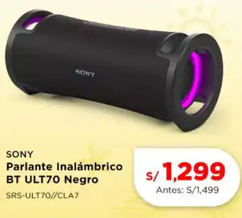 La Curacao Sony parlante inalámbrico oferta