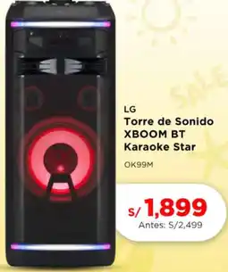 La Curacao Lg torre de sonido xboom bt karaoke star oferta