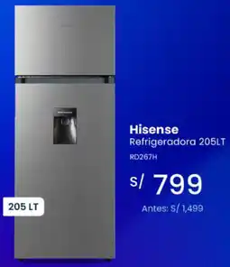 Tiendas EFE Hisense refrigeradora oferta