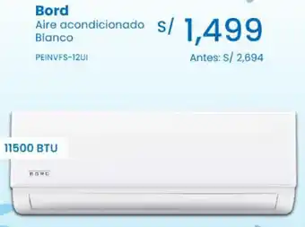 Tiendas EFE Bord aire acondicionado blanco oferta