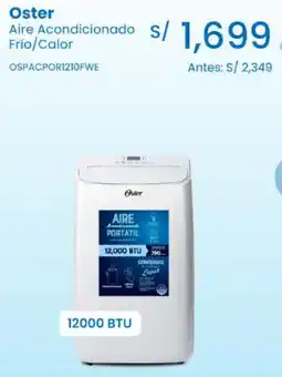 Tiendas EFE Oster aire acondicionado oferta