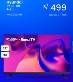 Tiendas EFE Hyundai TV 32" HD Roku oferta