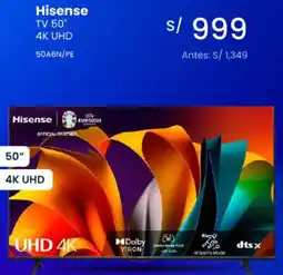 Tiendas EFE Hisense TV 50" oferta