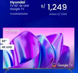 Tiendas EFE Hyundai tv 50" 4k uhd oferta