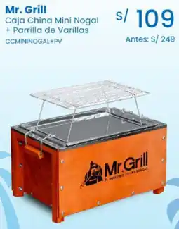 Tiendas EFE Mr. grill caja china mini nogal oferta