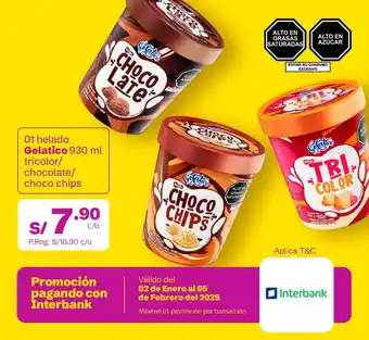 Tambo Gelatico Helado oferta