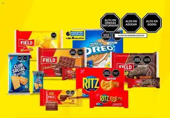 Metro En galletas Field, Ritz, Oreo y Club Social oferta