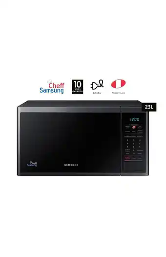 Tiendas EFE Horno microondas samsung ms23j5133ag/pe 23l - negro oferta