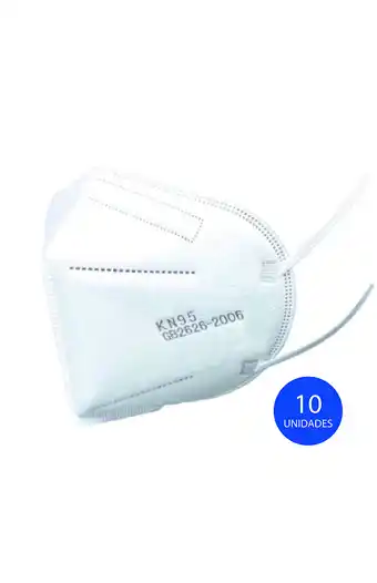 Tiendas EFE Mascarillas kn95 certificadas meterex pack x10 - blanco oferta