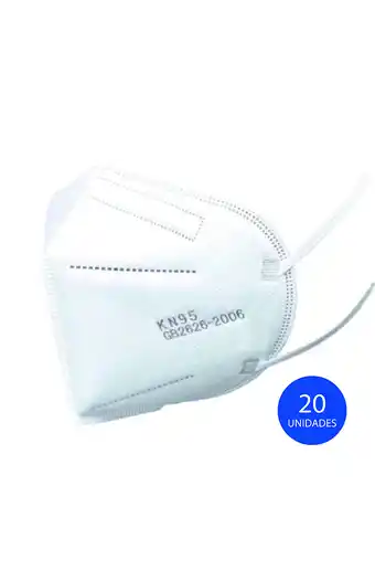 Tiendas EFE Mascarillas kn95 certificadas meterex pack x20 - blanco oferta
