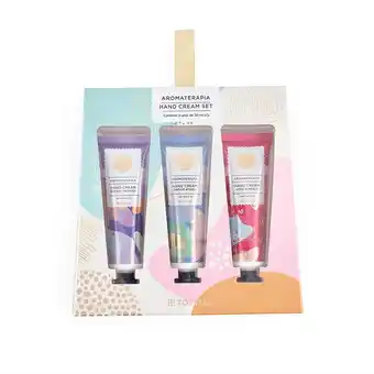 Tottus Set 3 cremas manos 30ml aromaterapia tottus oferta