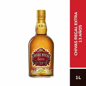 Tottus Whisky 13 años 1 lt oferta