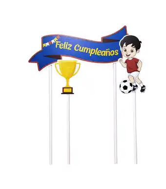 Tottus Topper feliz cumpleanos futbol oferta