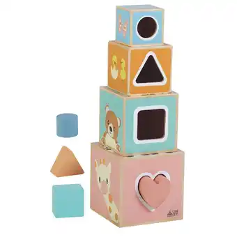 Tottus Cubos apilables con bloques oferta