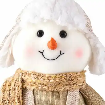 Tottus Peluche hombre de nieve dorado 25 cm coleccion alegria oferta