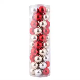 Tottus Set x 50 bolas 6 cm rojo champagne plateado oferta