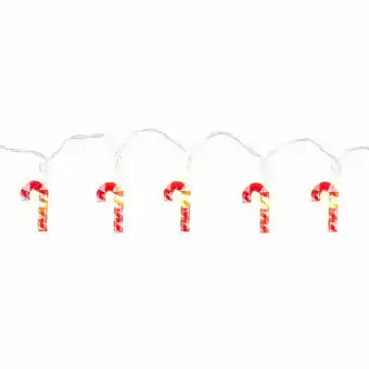Tottus 20 luces led navidad caramelo oferta