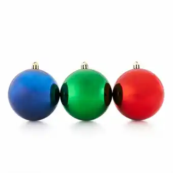 Tottus Set x 50 bolas 6 cm rojo verde azul oferta