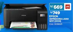 Plaza Vea Epson impresora L3250 wifi 2024 oferta