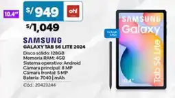 Plaza Vea Samsung Galaxy Tab S6 Lite 2024 oferta