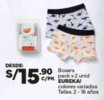 Plaza Vea Boxers EUREKA oferta